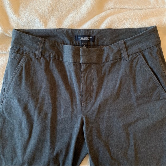 Banana republic Martin fit work trouser pants straight leg pant grey business - Picture 4 of 14
